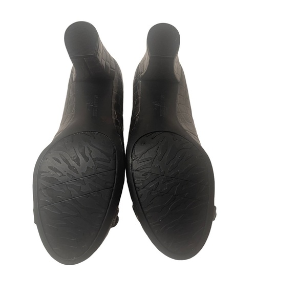 Anne Klein Iflex Gray Alligator Style Shoes Size 5M NWOT - Picture 6 of 6